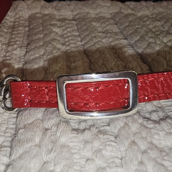 Brighton Mini Crossbody Lightweight Nylon Red Shoulder Wallet - Picture 5 of 15